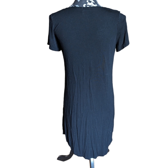 🌻2 for $20 | Black Midi Tee Shirt Dress - Picture 3 of 6